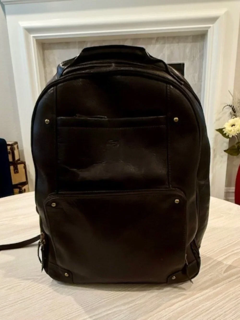 SOLO New York Reade Colombian Leather Backpack